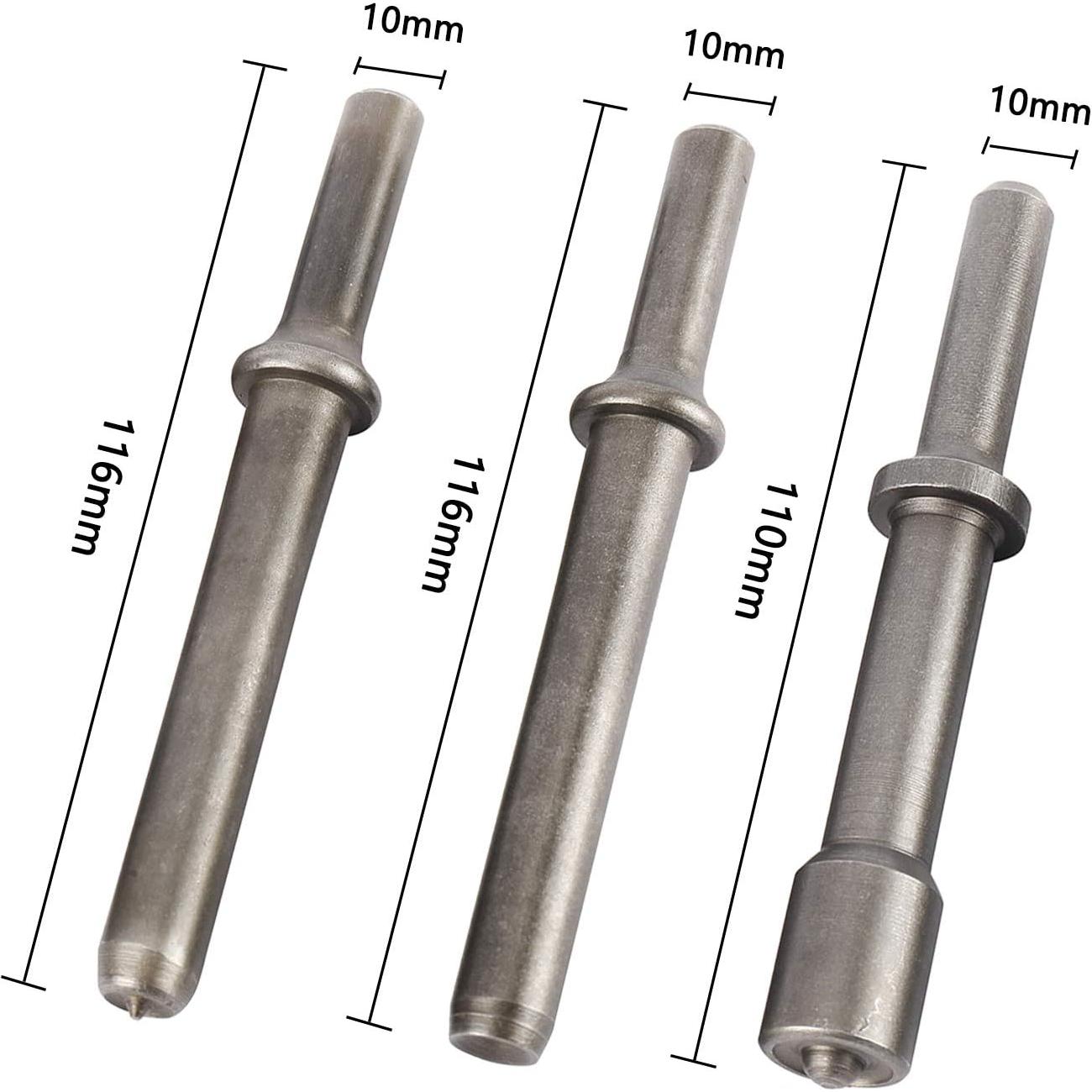 Kit de Martillo Neumático YaeCCC 7 Piezas Acero 116mm