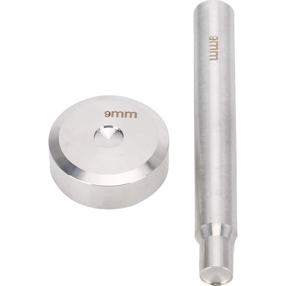 Punzón de Acero Inoxidable 9mm con Base para Remaches Pssopp