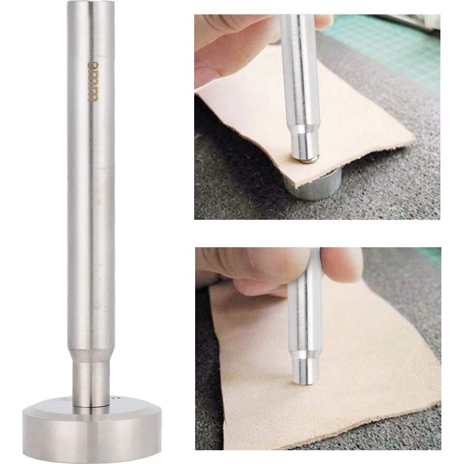 Punzón de Acero Inoxidable 9mm con Base para Remaches Pssopp