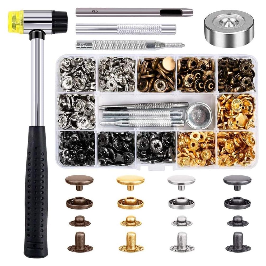 Kit de Botones a Presión Qfun 120 Set 12mm para Ropa