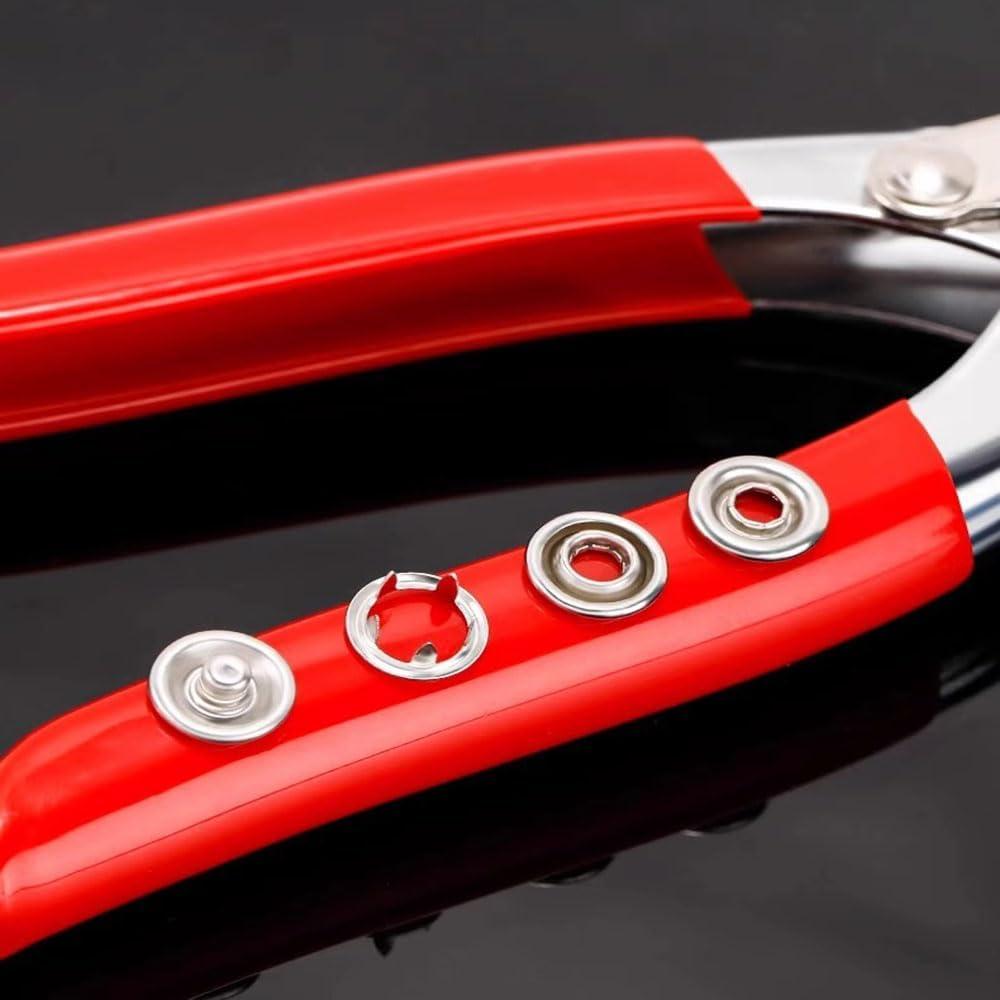 Kit de Botones a Presión de Metal ZHUNIPINGAN - 100 Juegos 9.5mm