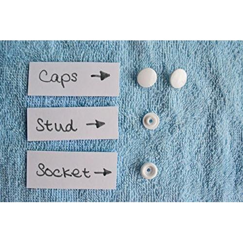 LIHAO Kit de Broches y Pinzas de Coser - 375 Botones T5