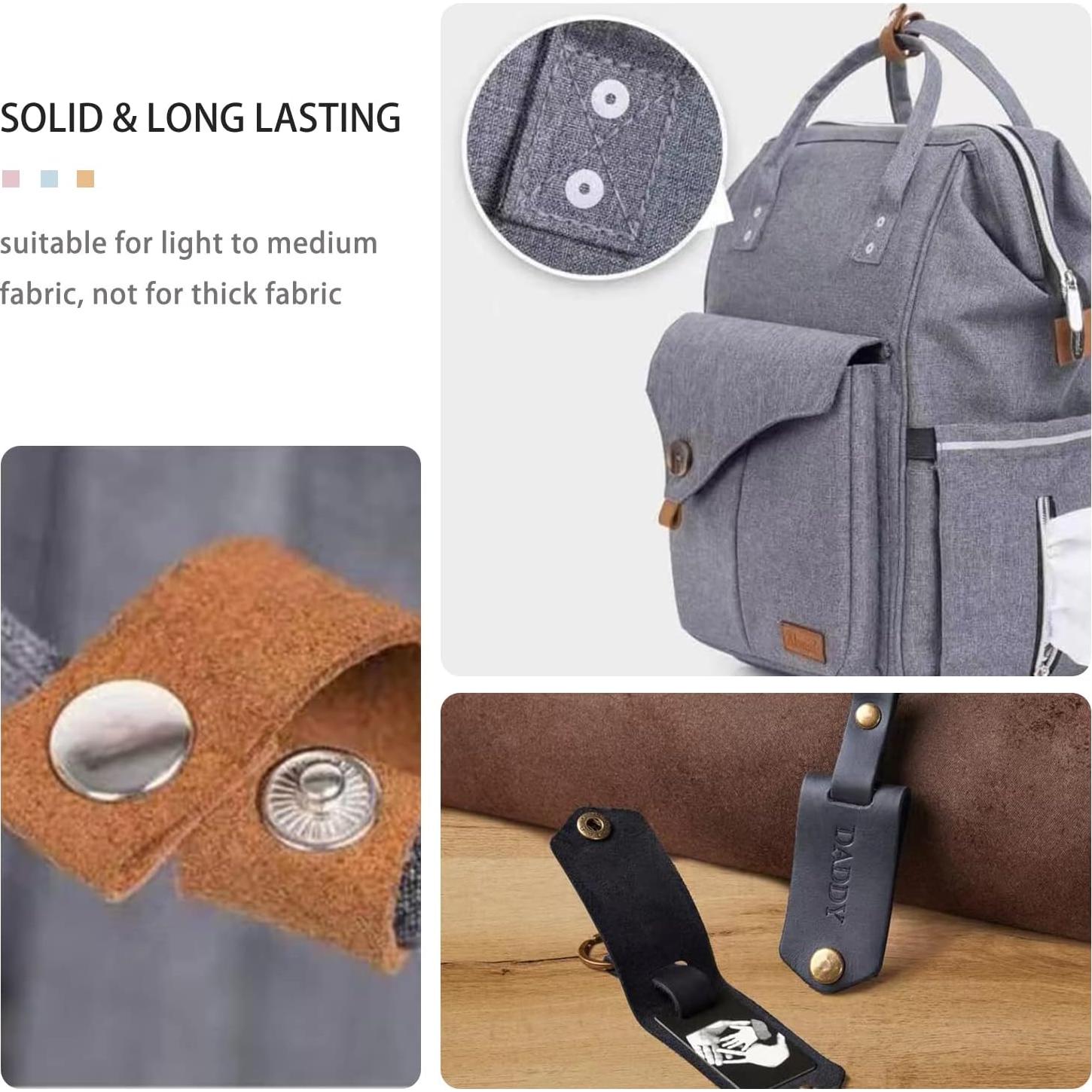 Kit de 45 Conectores de Presión XRIHSNAVI 15mm Acero Inoxidable