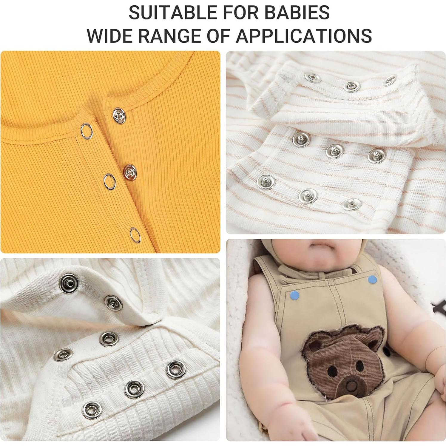 Kit de 200 Botones de Presión de Metal Forimaluence 9.5mm