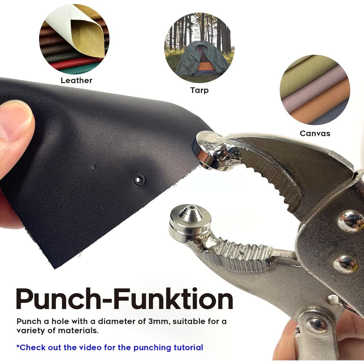 Herramienta de Sujetador a Presión Rexhubro con 60 Sujetadores