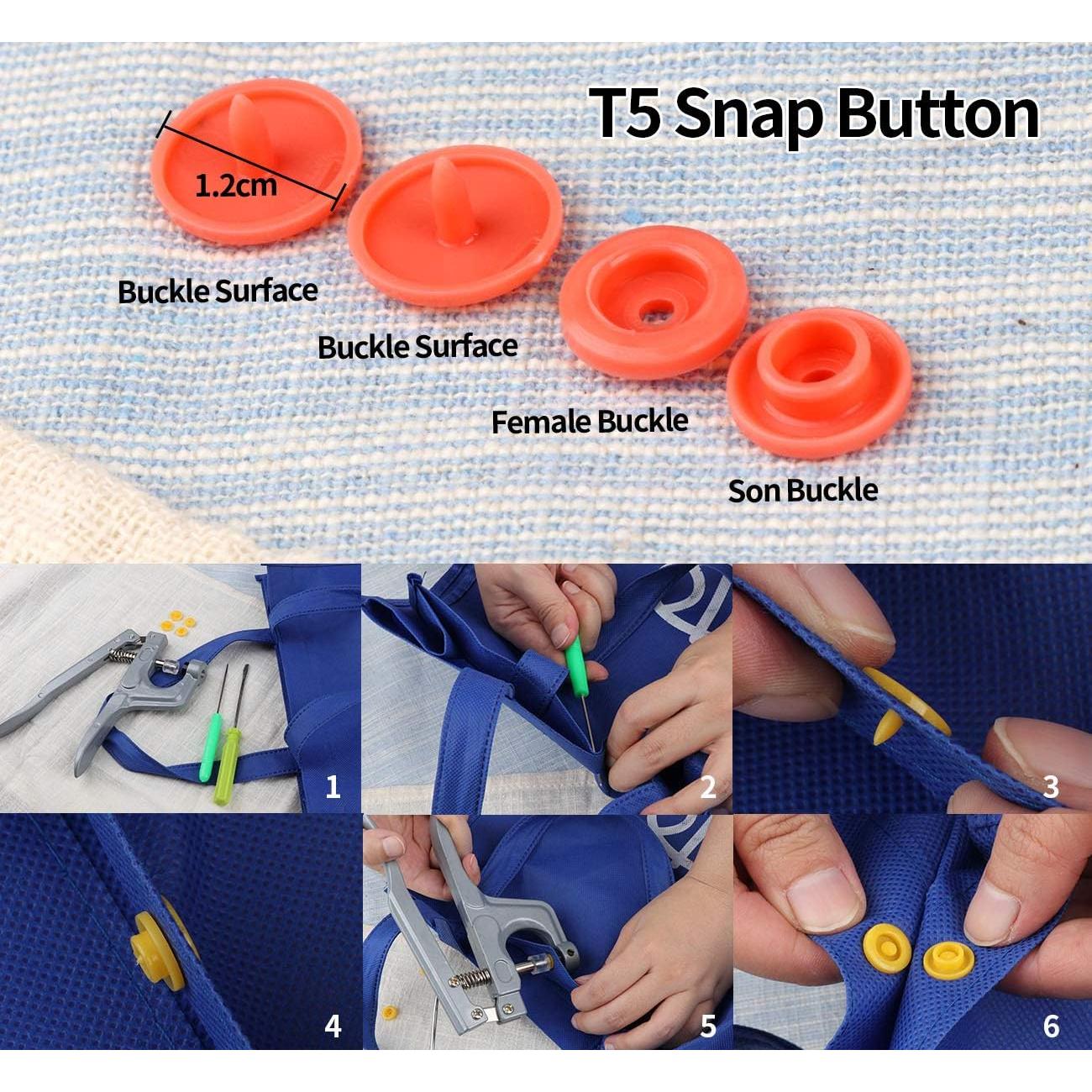 Kit de Botones a Presión Lemonfilter T5 400 Juegos 12mm