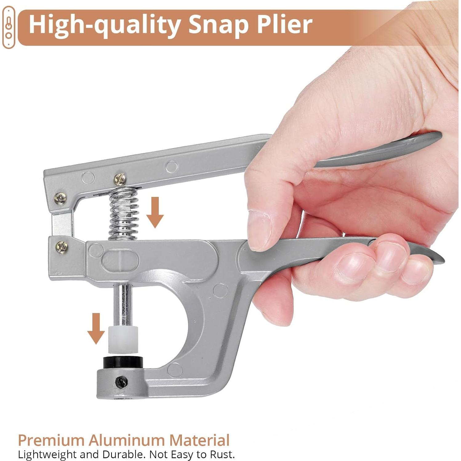 Kit de Botones a Presión Kamtop 408 Piezas 24 Colores