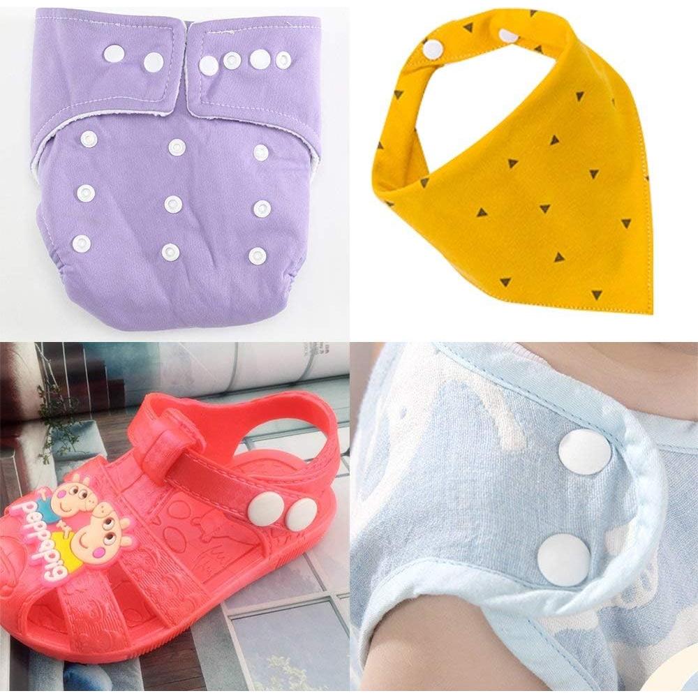 Conjunto de Broches LYNDA T5 con 360 Botones y Pinzas