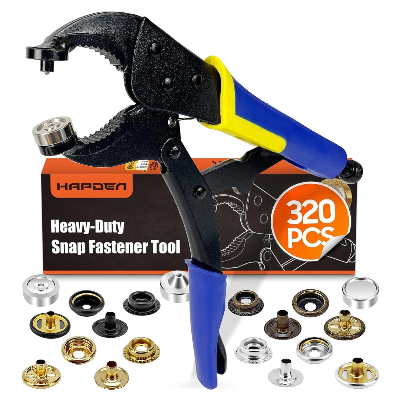 Herramienta de Instalación de Botones HAPDEN AK05 con 80 Piezas