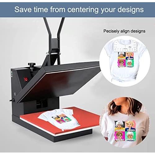 Juego de 9 Piezas de Regla para Camisetas Tietoc - PVC 25.4 cm