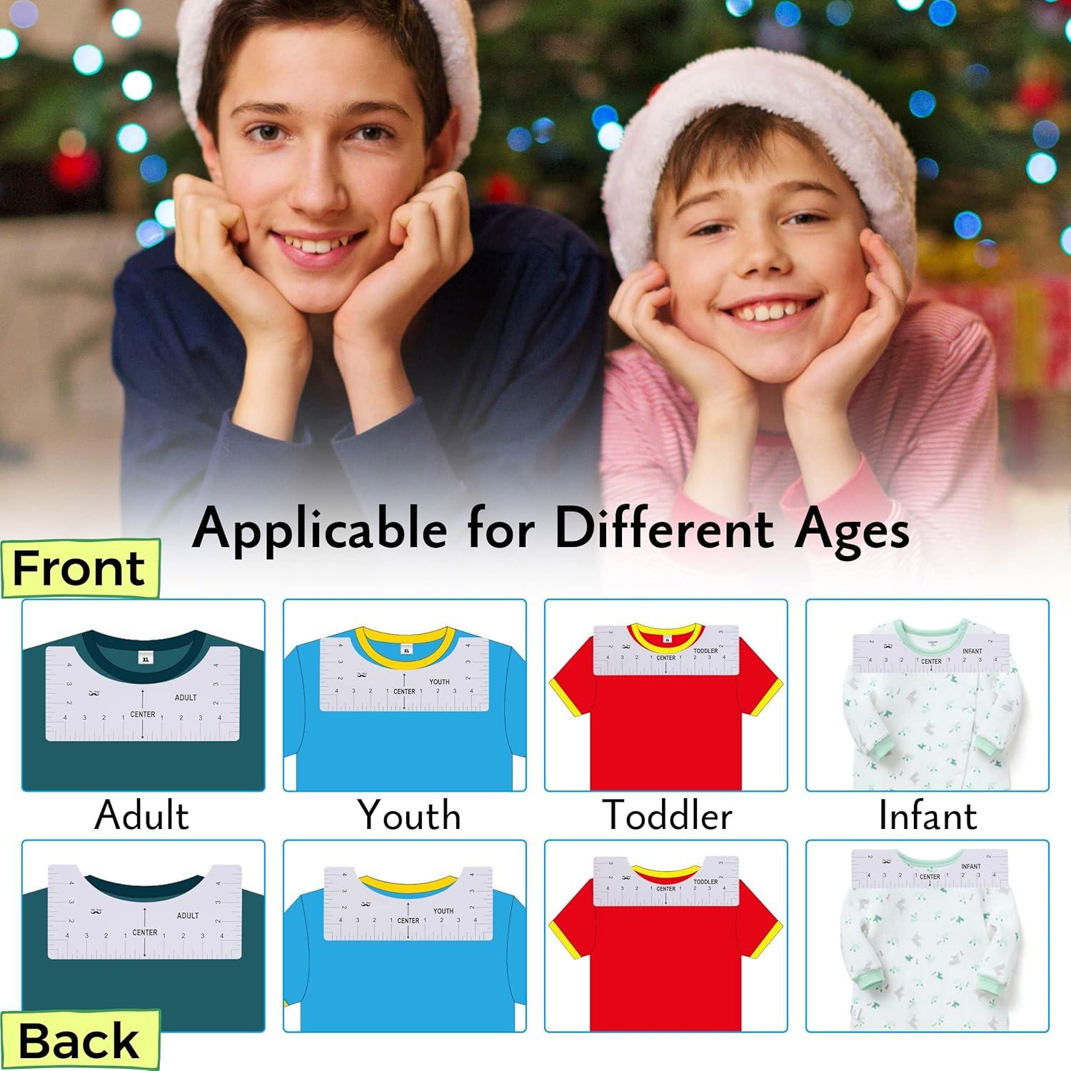 Regla de Alineación para Camisetas Mr. Pen - 4 Piezas PVC