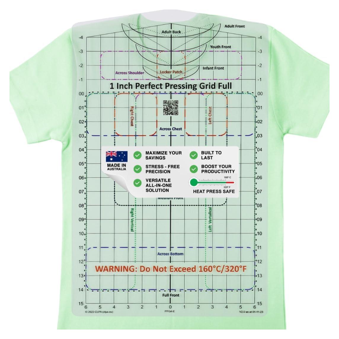 Guía de Prensado para Camisetas MTT PL - Alineación Precisa