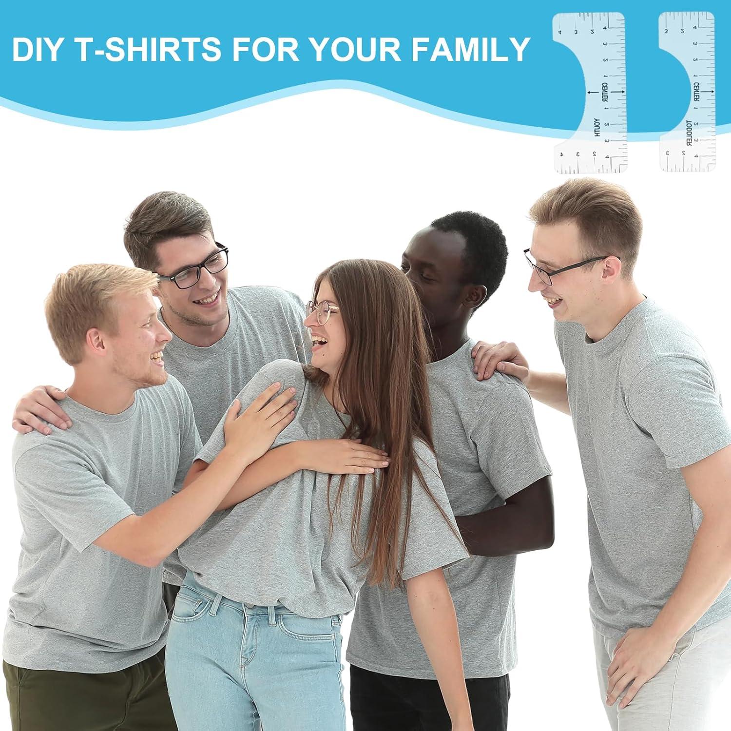 Regla de Alineación para Camisetas Wanmu - PVC Transparente