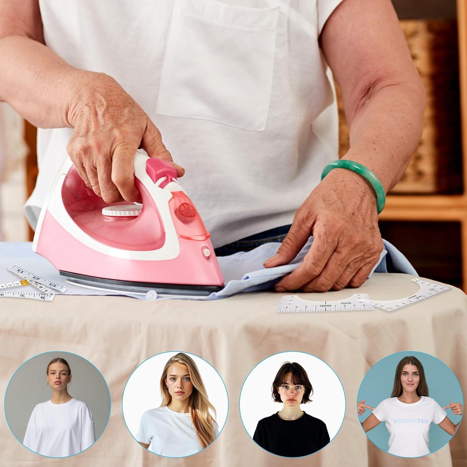 Regla de Alineación para Camisetas Wanmu - PVC Transparente