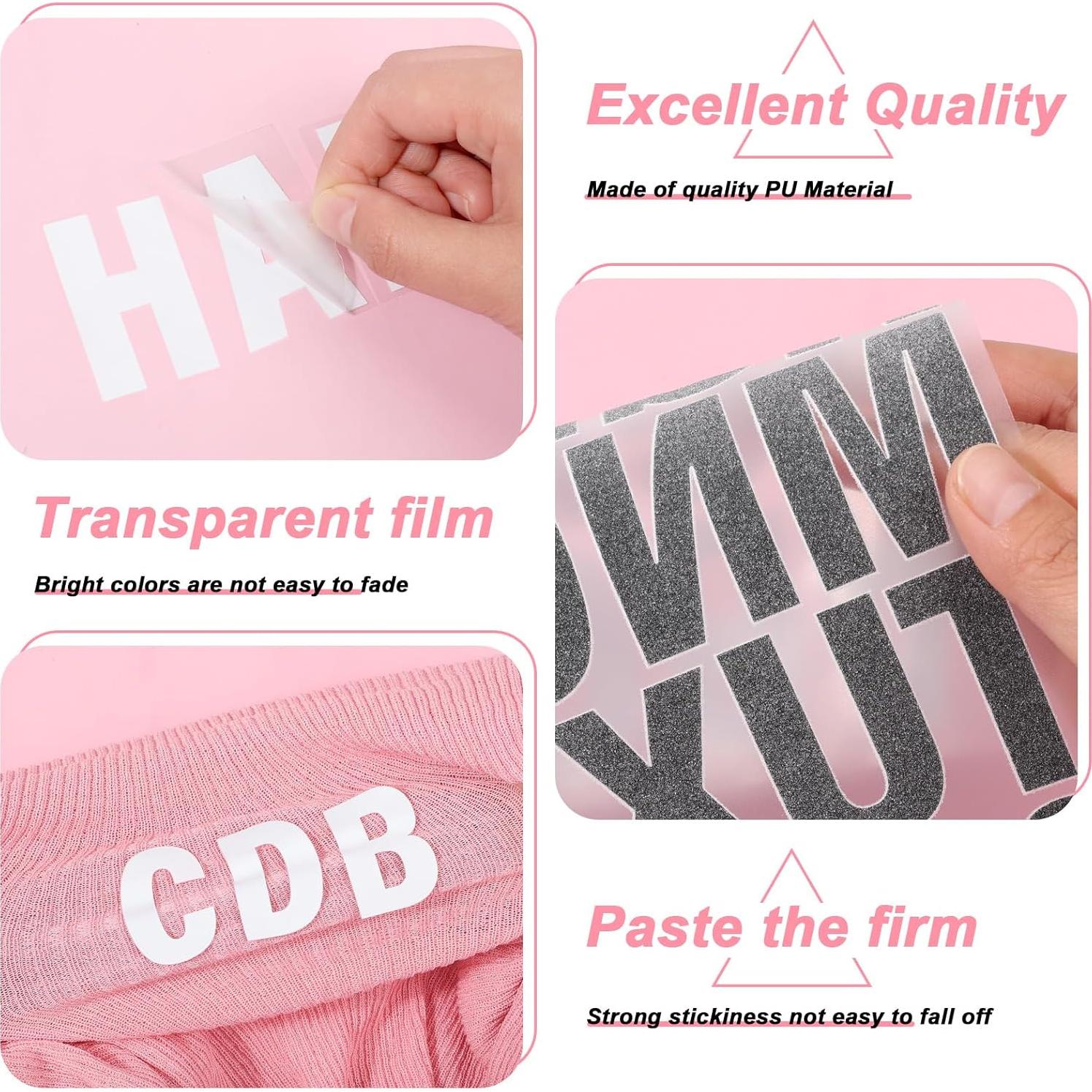 Letras y Números para Planchar Lucomb 2 Pulgadas 245 Piezas