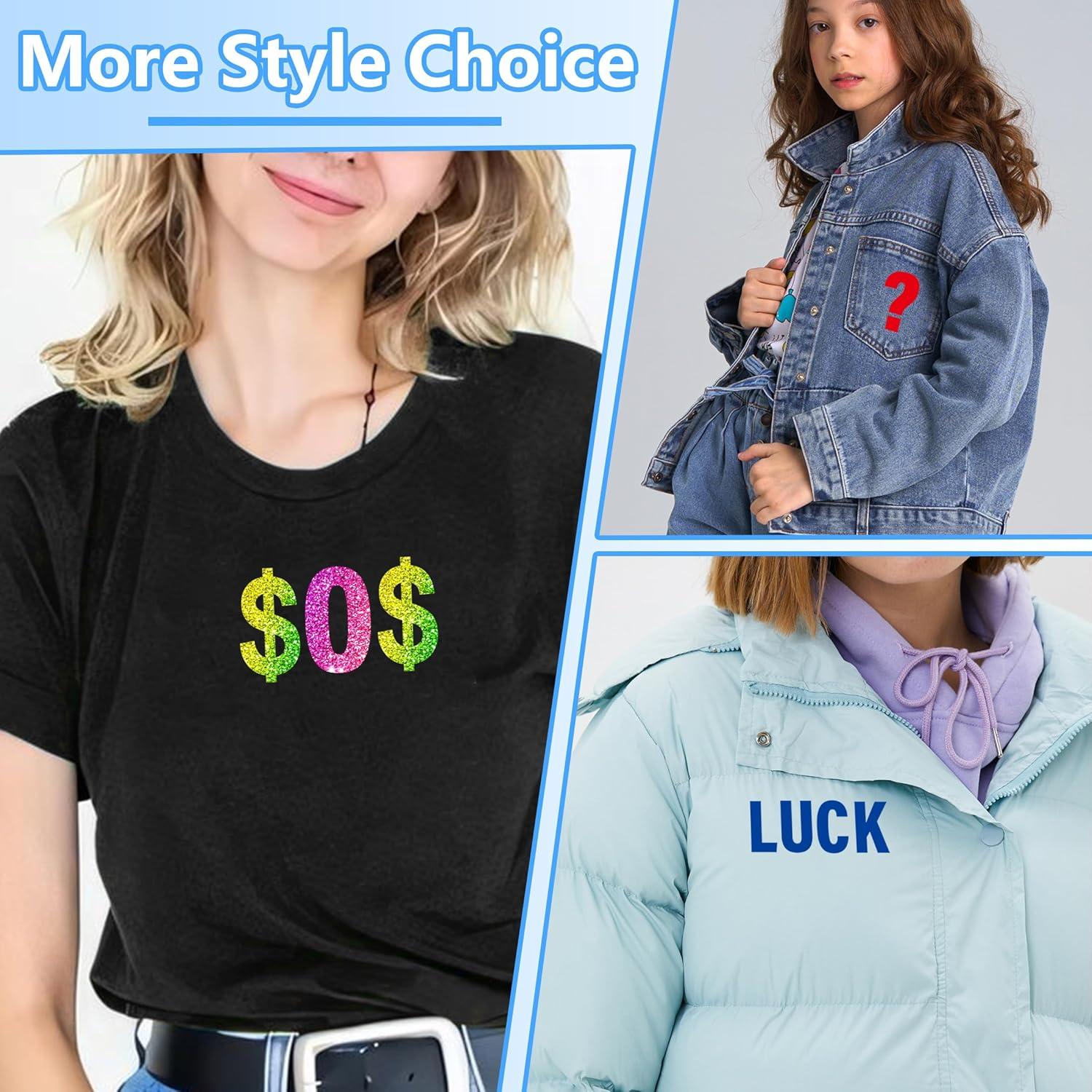 Letras Termoadhesivas LUHIMO 352 Piezas 2 Pulgadas Coloridas