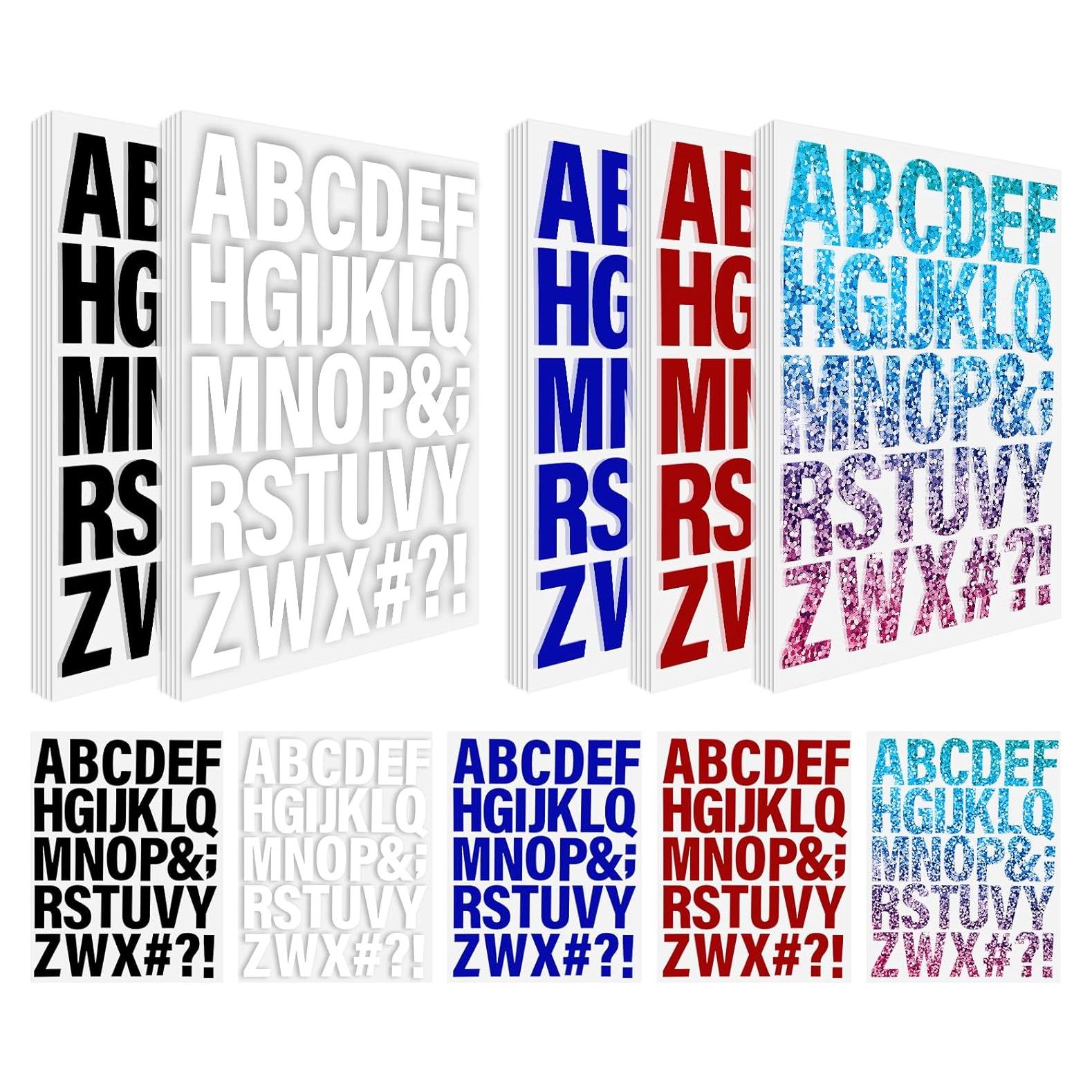 Letras Termoadhesivas LifeisLuck 930 Piezas 4.06 cm A-Z