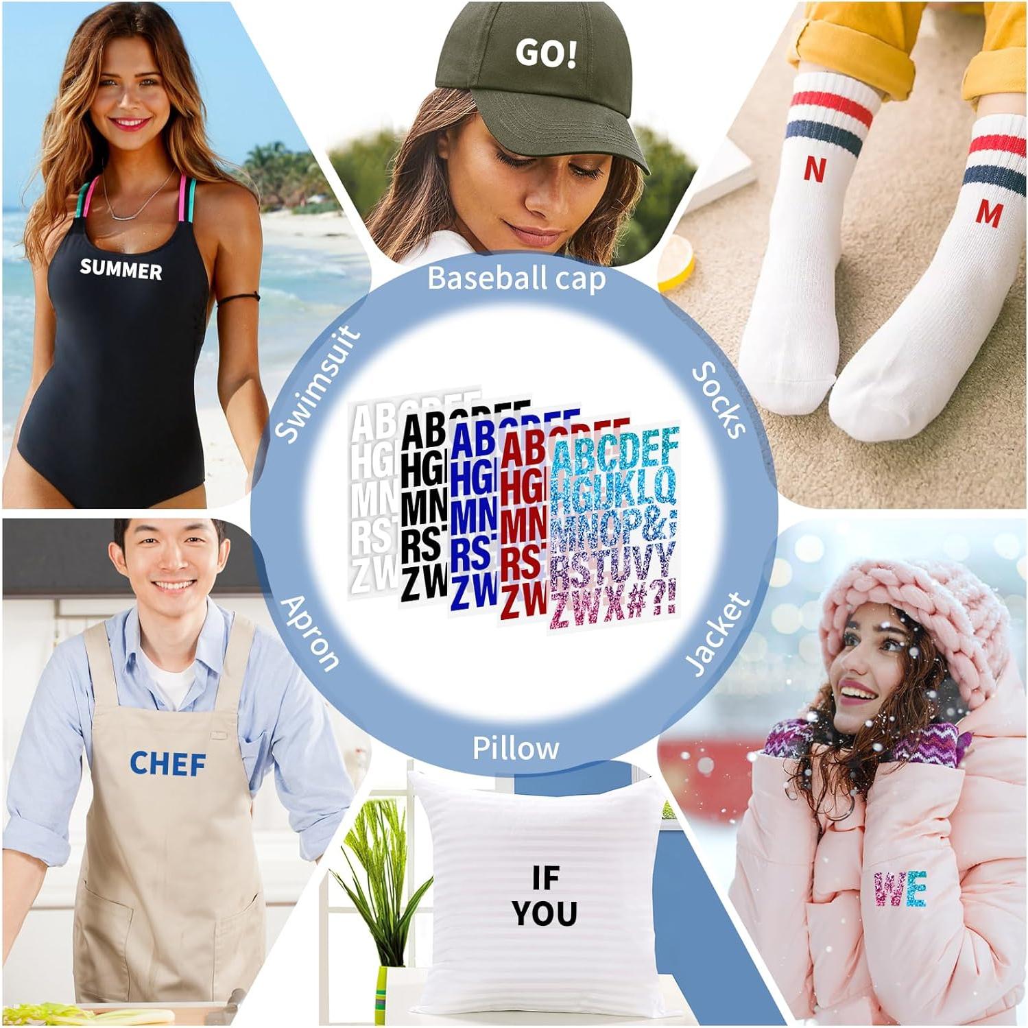 Letras Termoadhesivas LifeisLuck 930 Piezas 4.06 cm A-Z