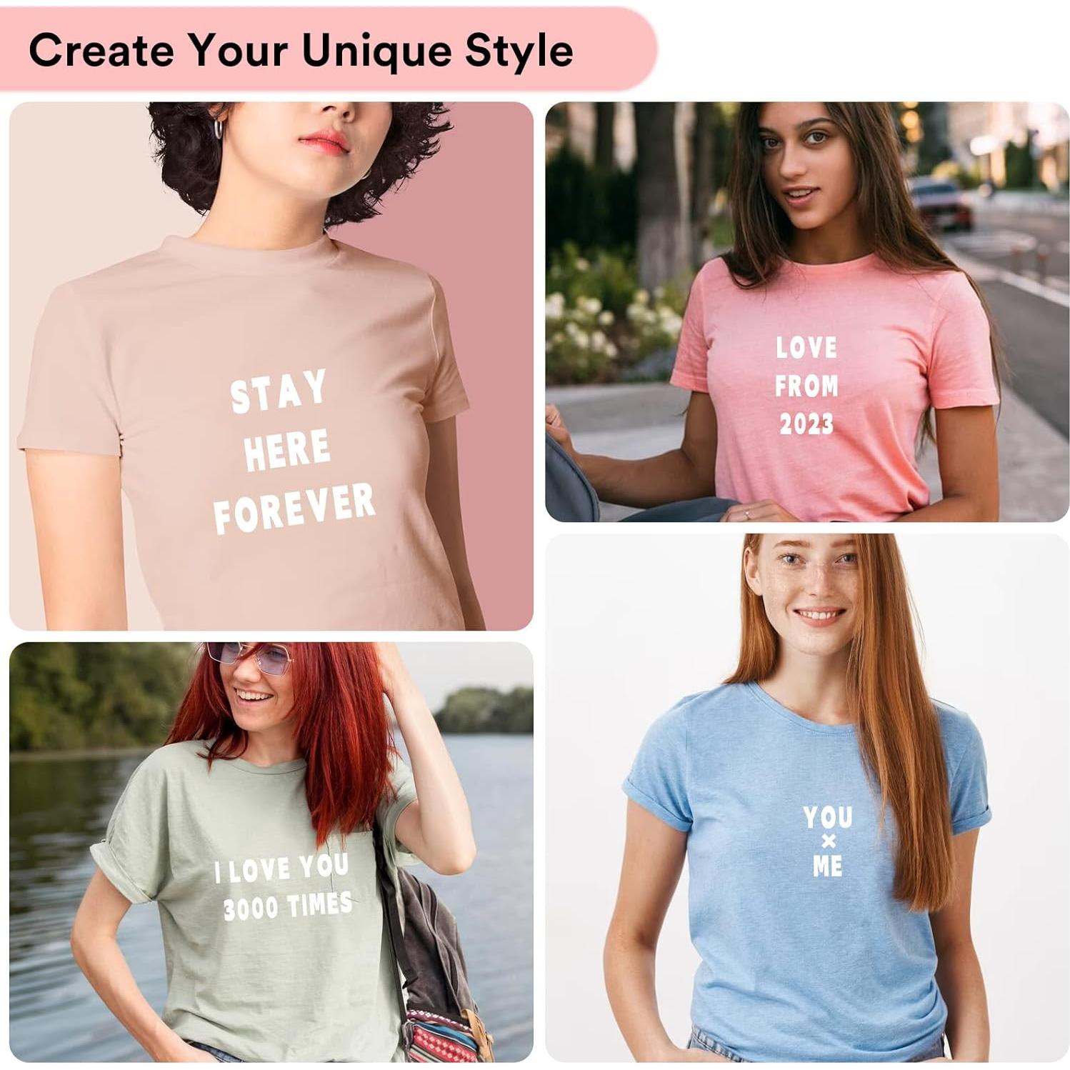 5 Hojas Letras y Números Termoadhesivos Comkrivy 830 Piezas