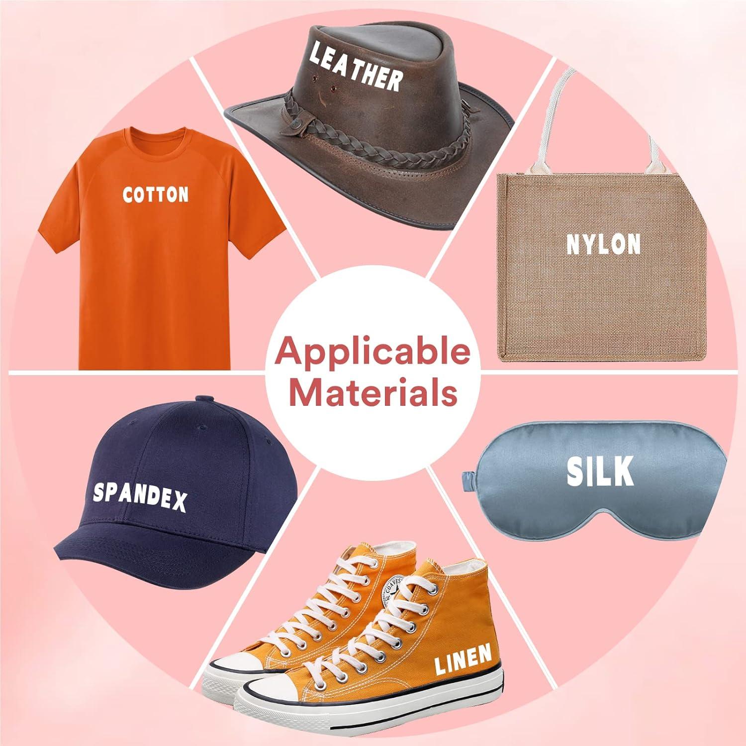 5 Hojas Letras y Números Termoadhesivos Comkrivy 830 Piezas