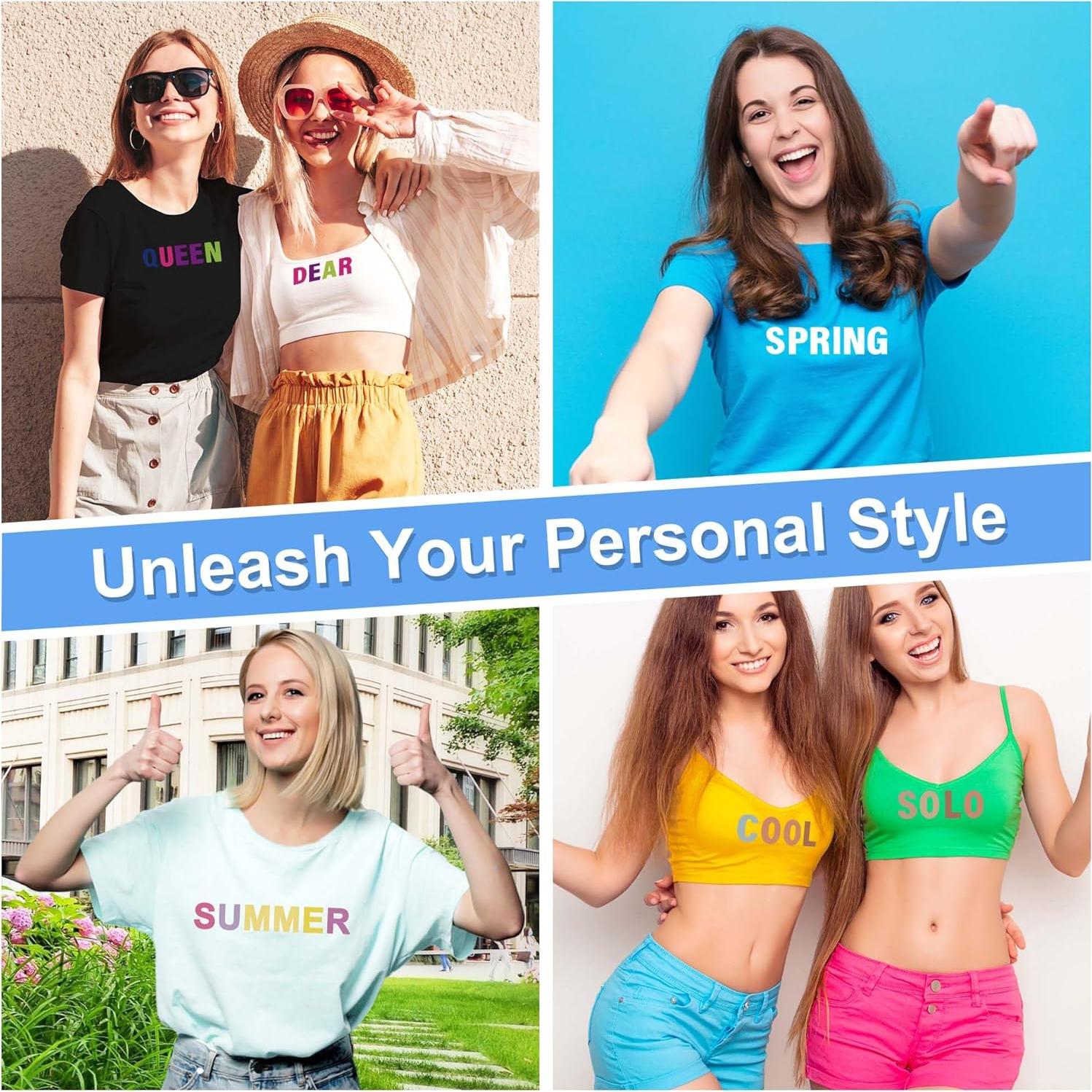 Letras y Números de Planchar Craftizon - 645 Piezas 5.08 cm