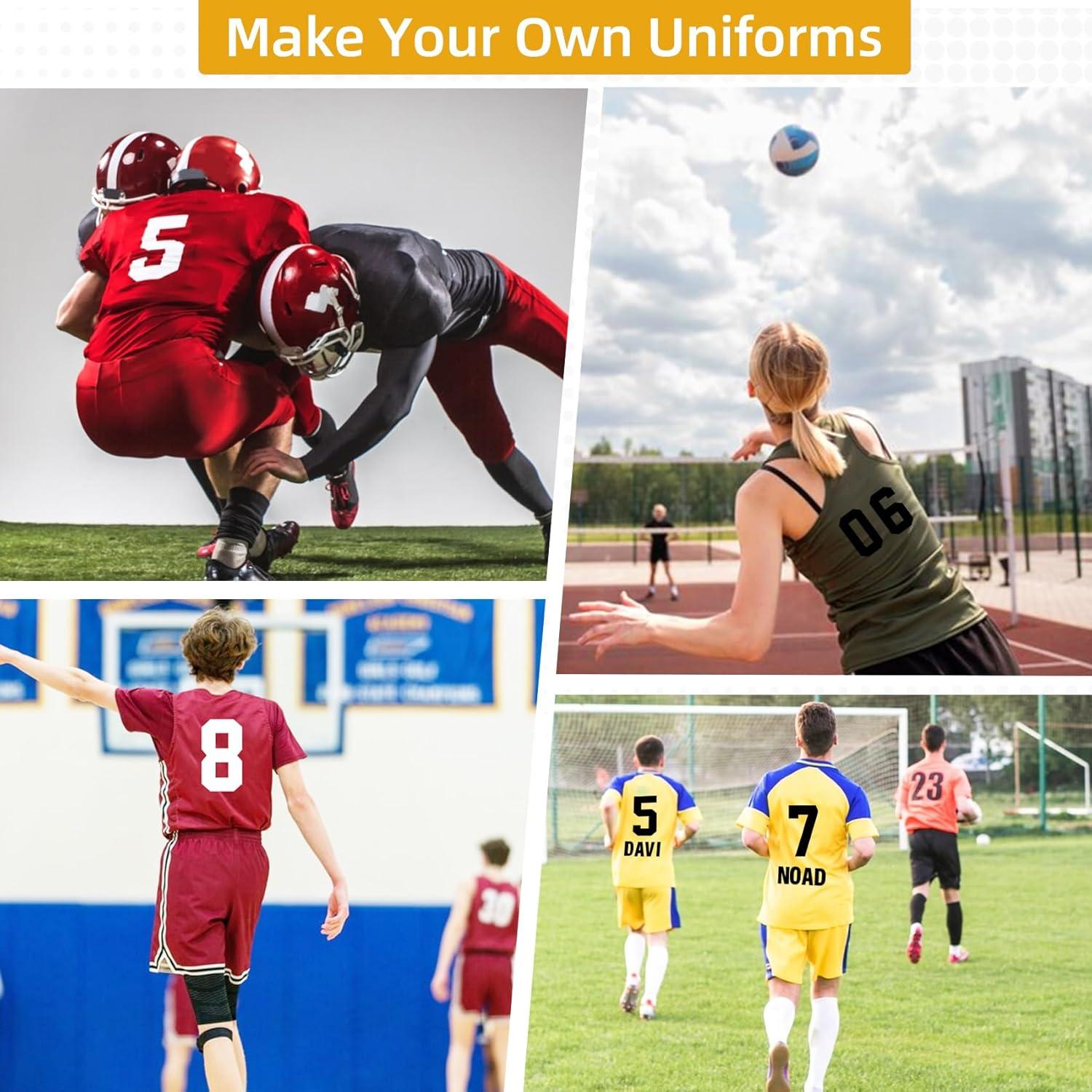 Letras y Números Termoadhesivos Belinreli 462 Piezas 8" y 2"