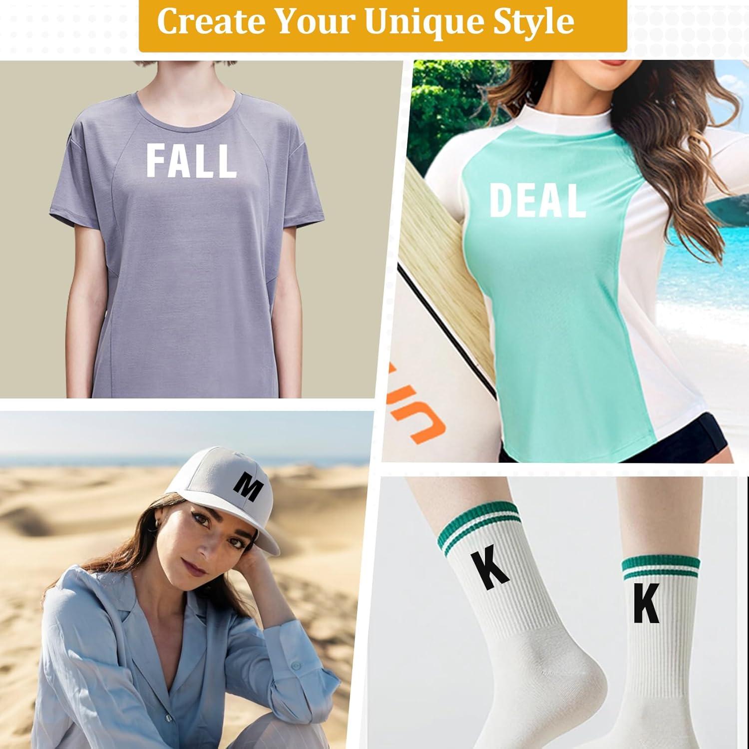 Letras y Números Termoadhesivos Belinreli 462 Piezas 8" y 2"