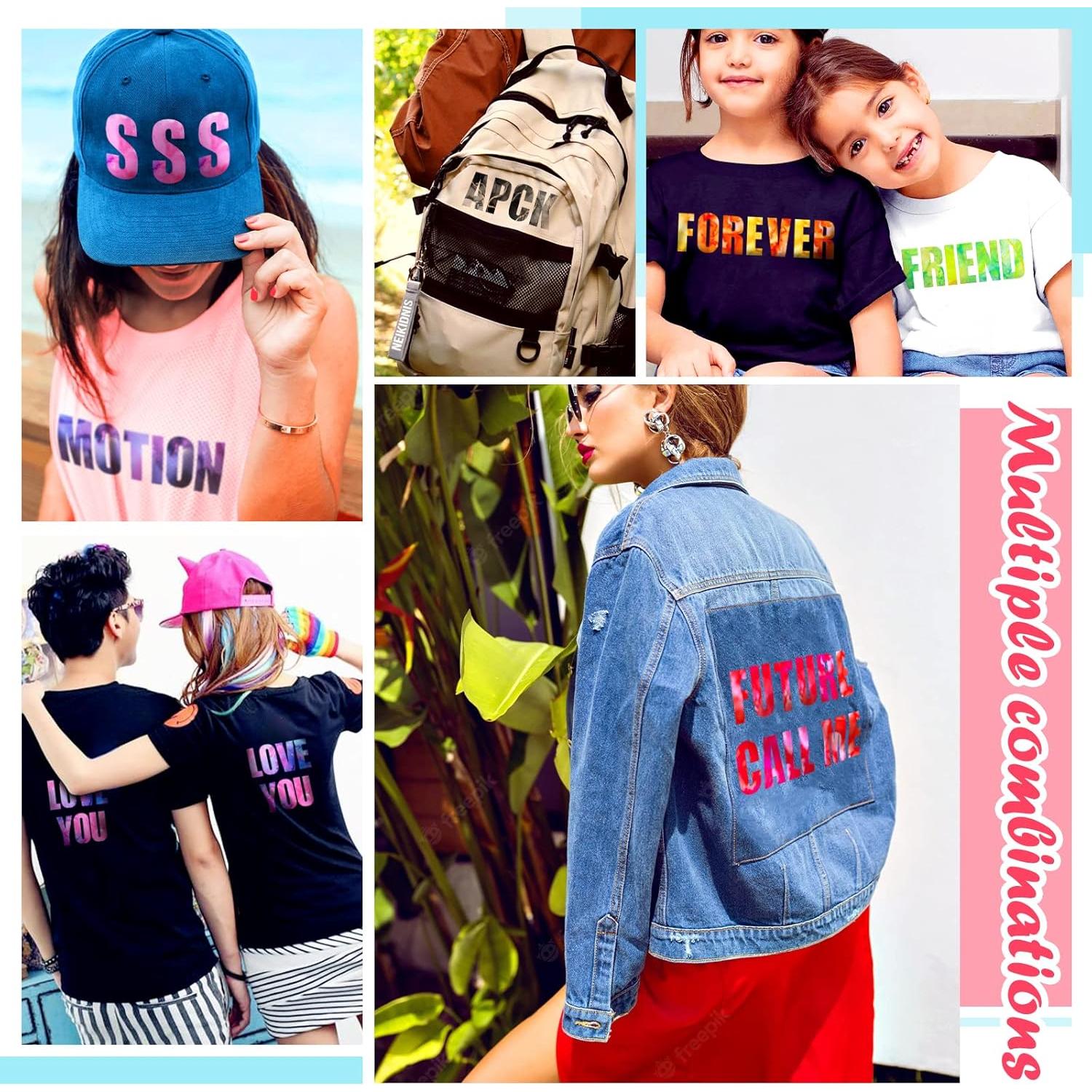 Letras de Planchar Cysincos para Ropa - Vinilo Transferencia Calor