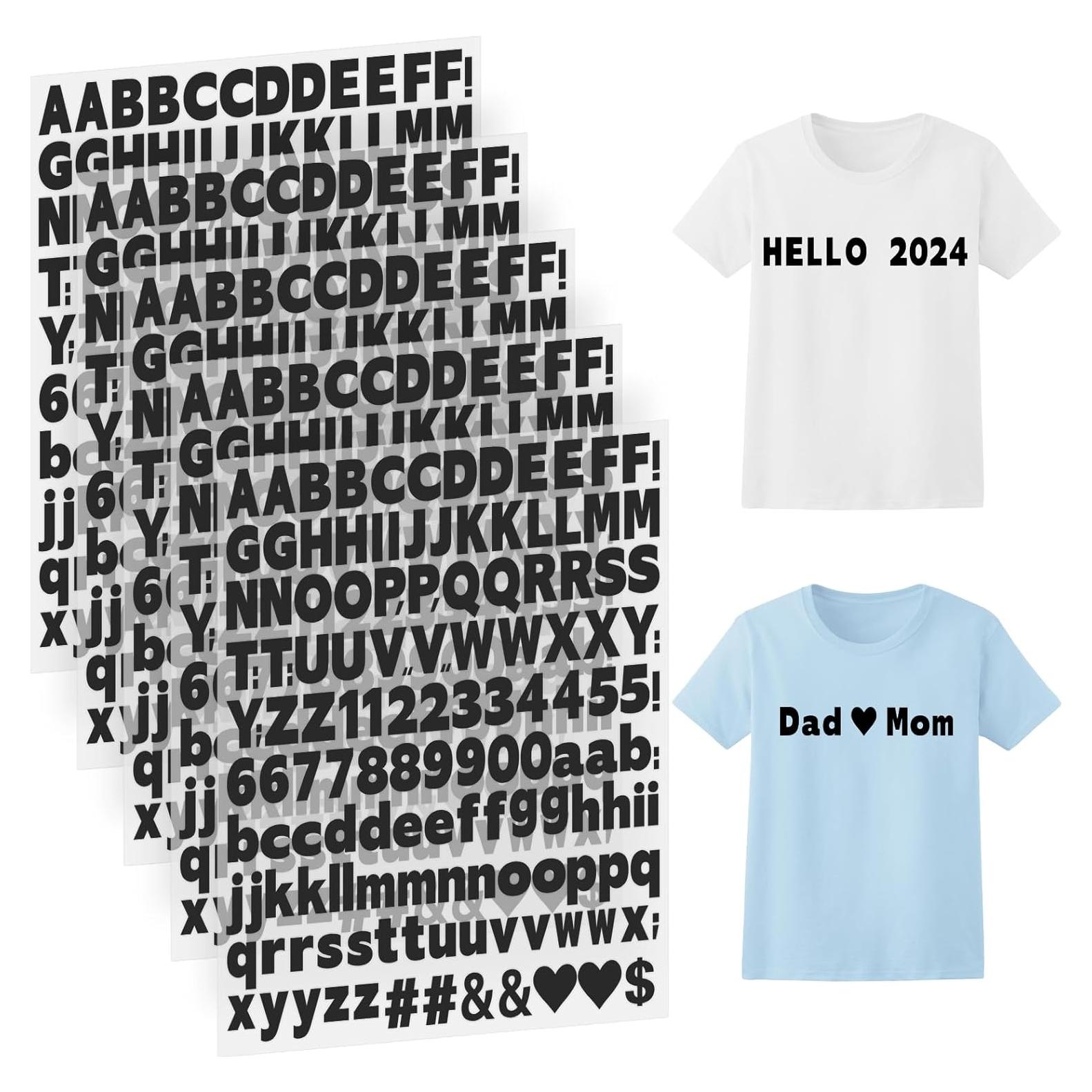 Conjunto Letras y Números para Planchar Craftizon 755 Piezas