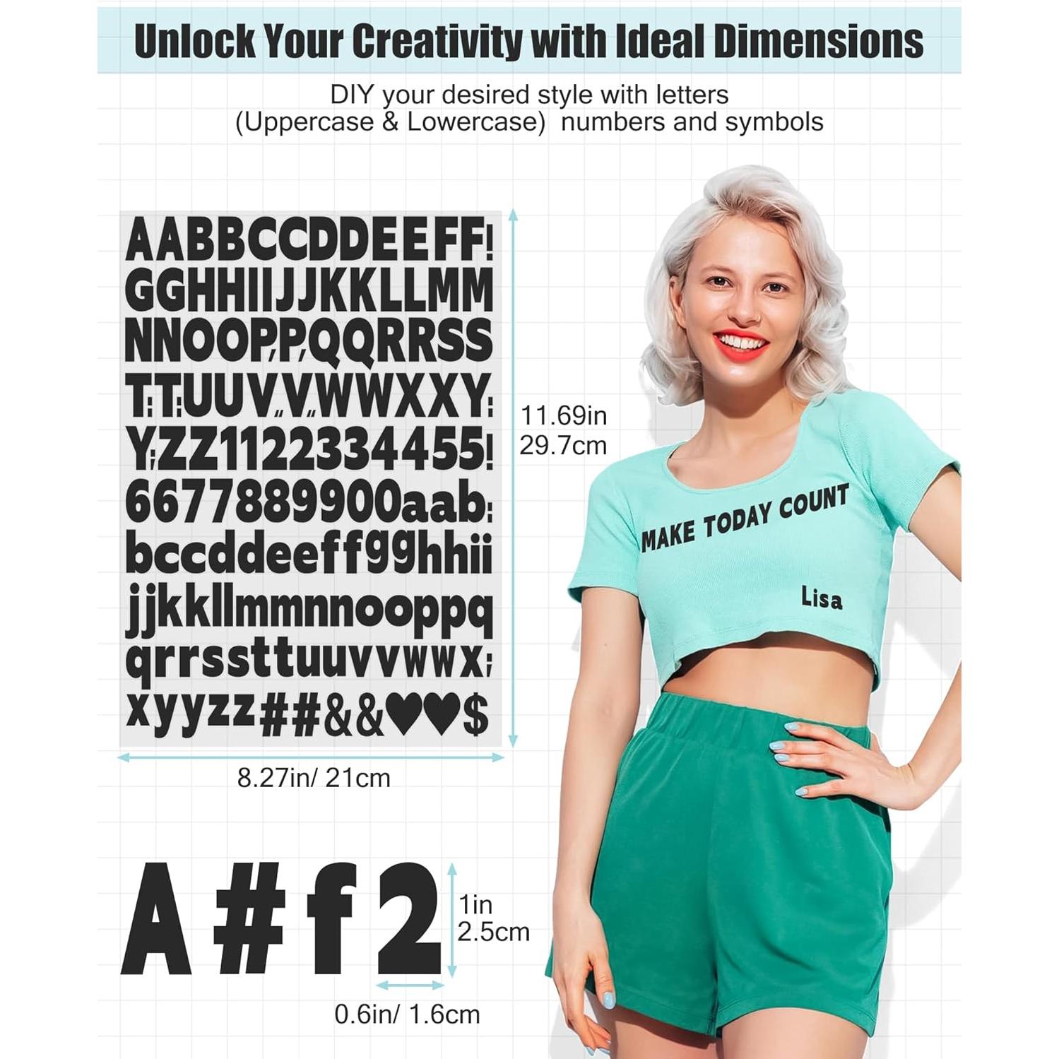 Conjunto Letras y Números para Planchar Craftizon 755 Piezas