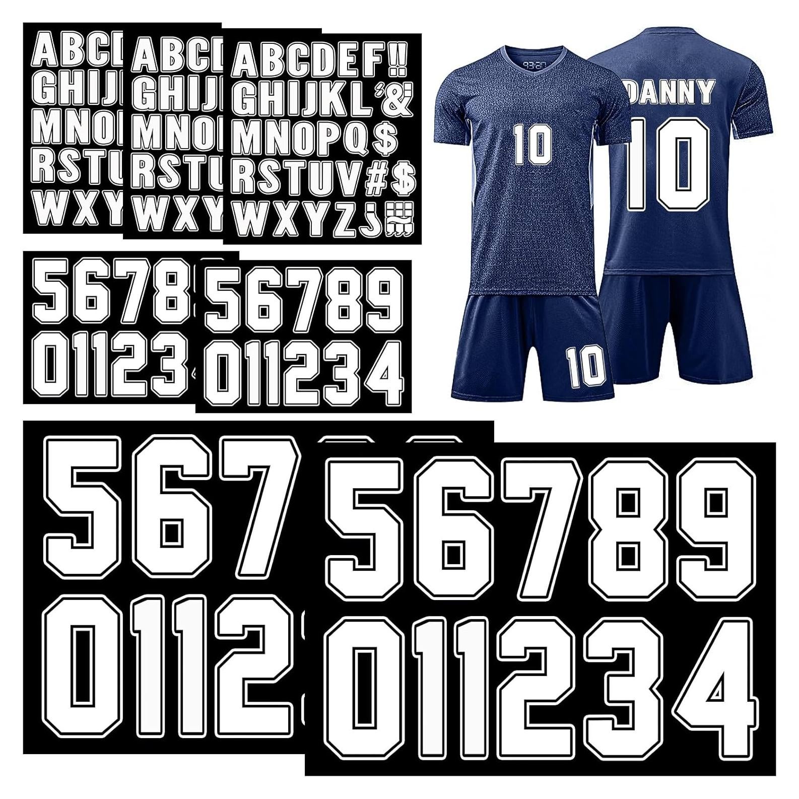 190 Piezas Letras y Números Termoadhesivos Fuutreo 5-20 cm