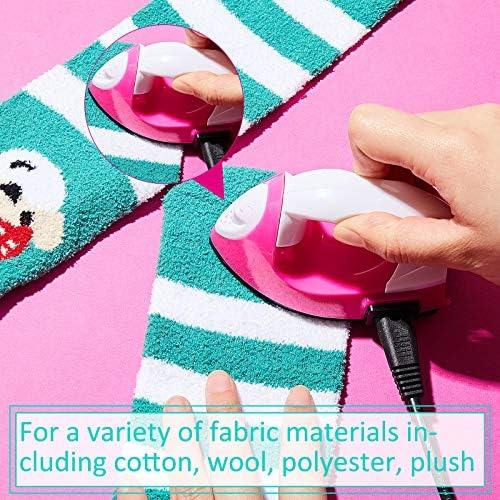 Mini Plancha de Calor Portátil Honoson Rosa 1000W 170°C