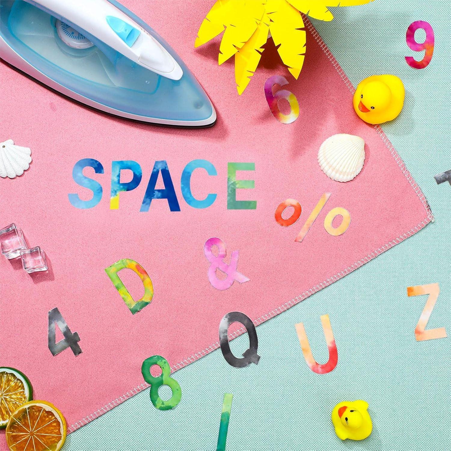 Cartas de Hierro Spakon 440 Pcs Vinilo HTV Tie Dye 2"