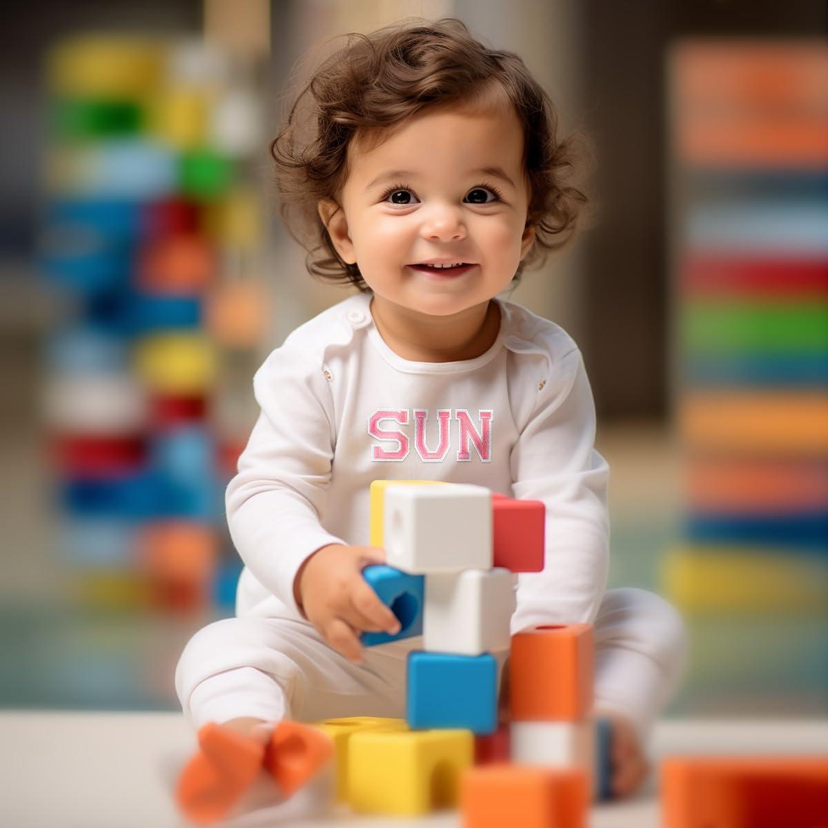 Parche de Letras Planchar ZESION 52 Pcs Rosa 3.81x3.30 cm