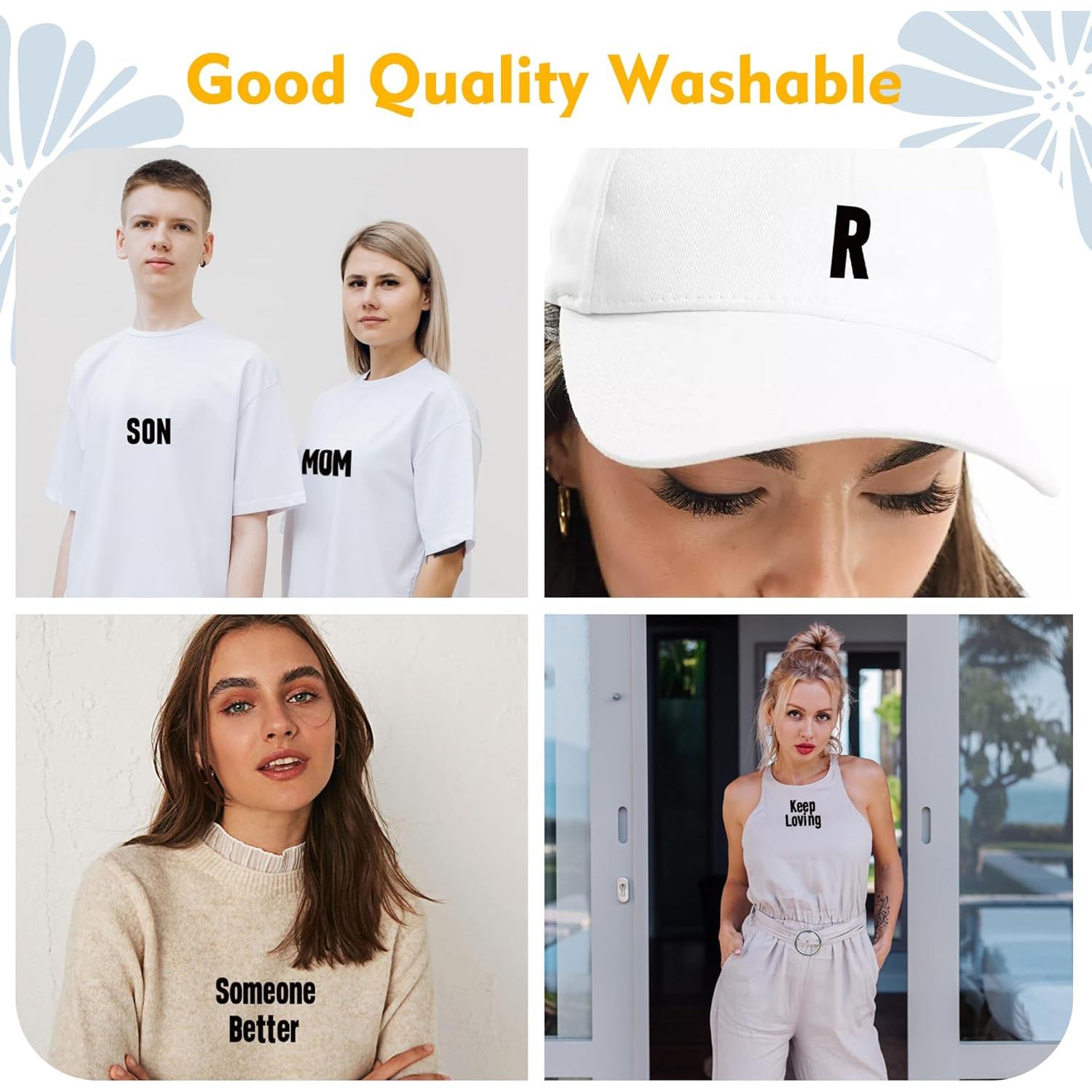 Juego de Letras Termoadhesivas Huimdery 1070 Piezas 1 Pulgada