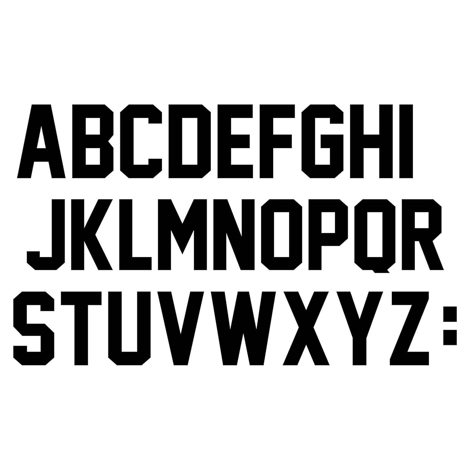 78 Letras Transferibles de Calor Fanbay 5.08 cm Negro