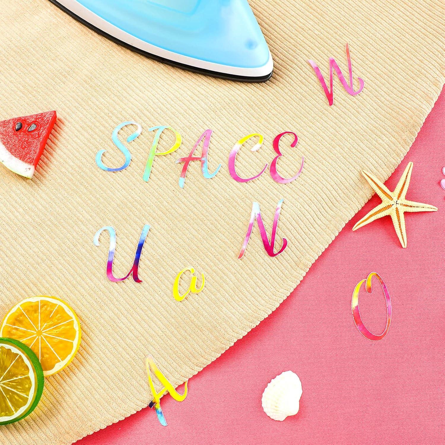 Letras de Planchar Flock Teling 18 Hojas 624 Piezas