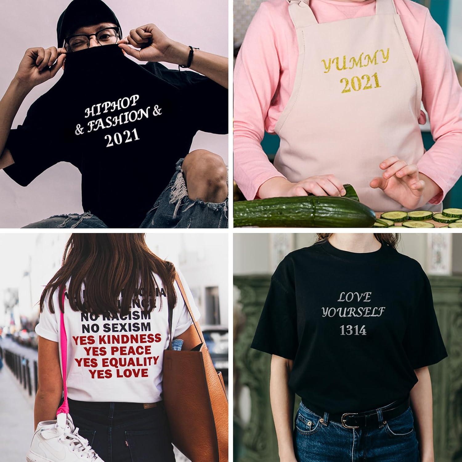 1880 Piezas Letras y Números Termoadhesivos Tenare 27x18cm