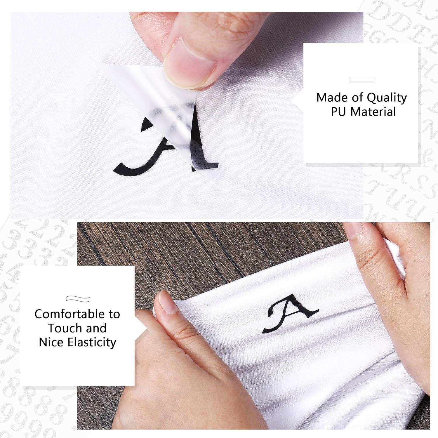 1880 Piezas Letras y Números Termoadhesivos Tenare 27x18cm