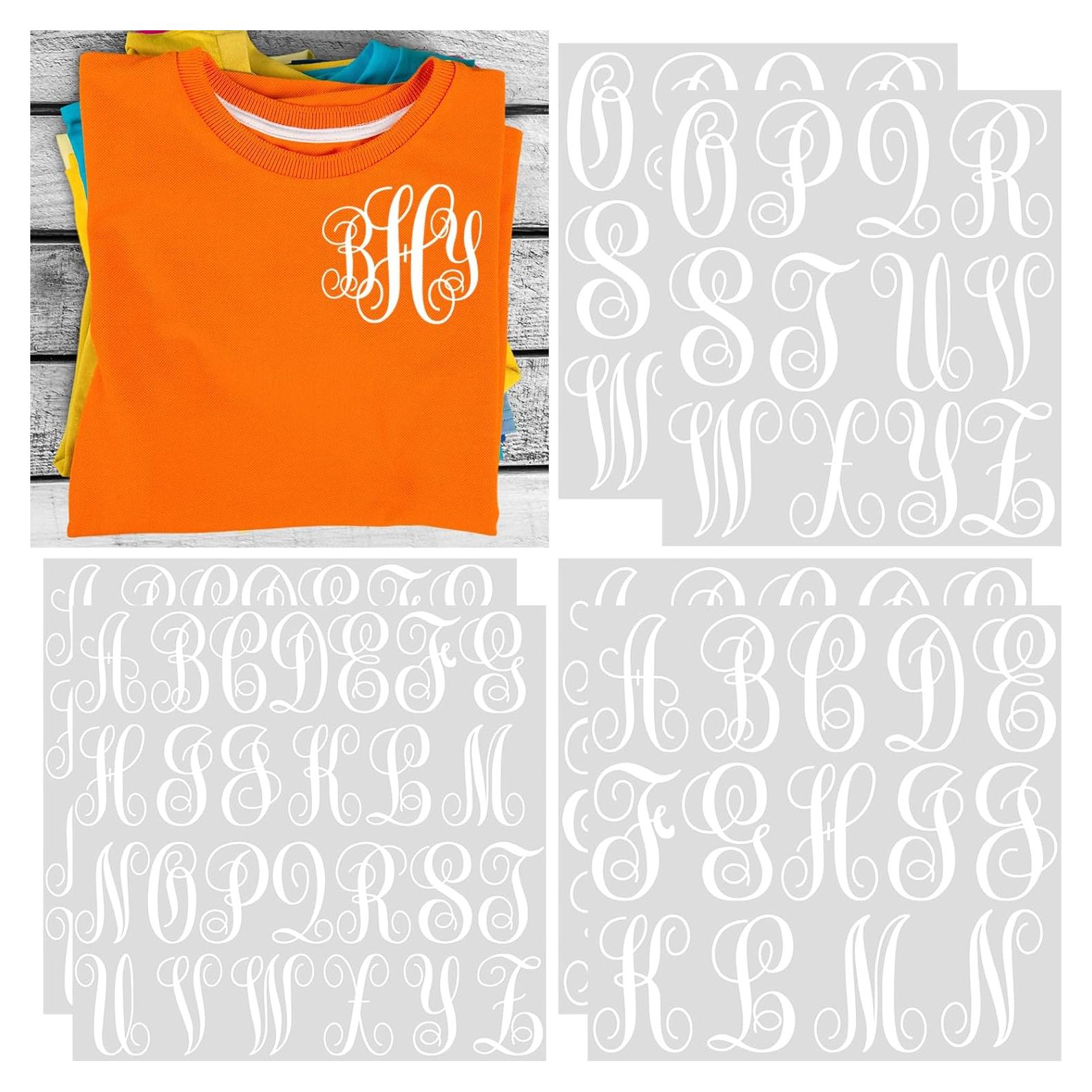 Letras Termoadhesivas Fullhawl 104 Pcs para Ropa - Negro