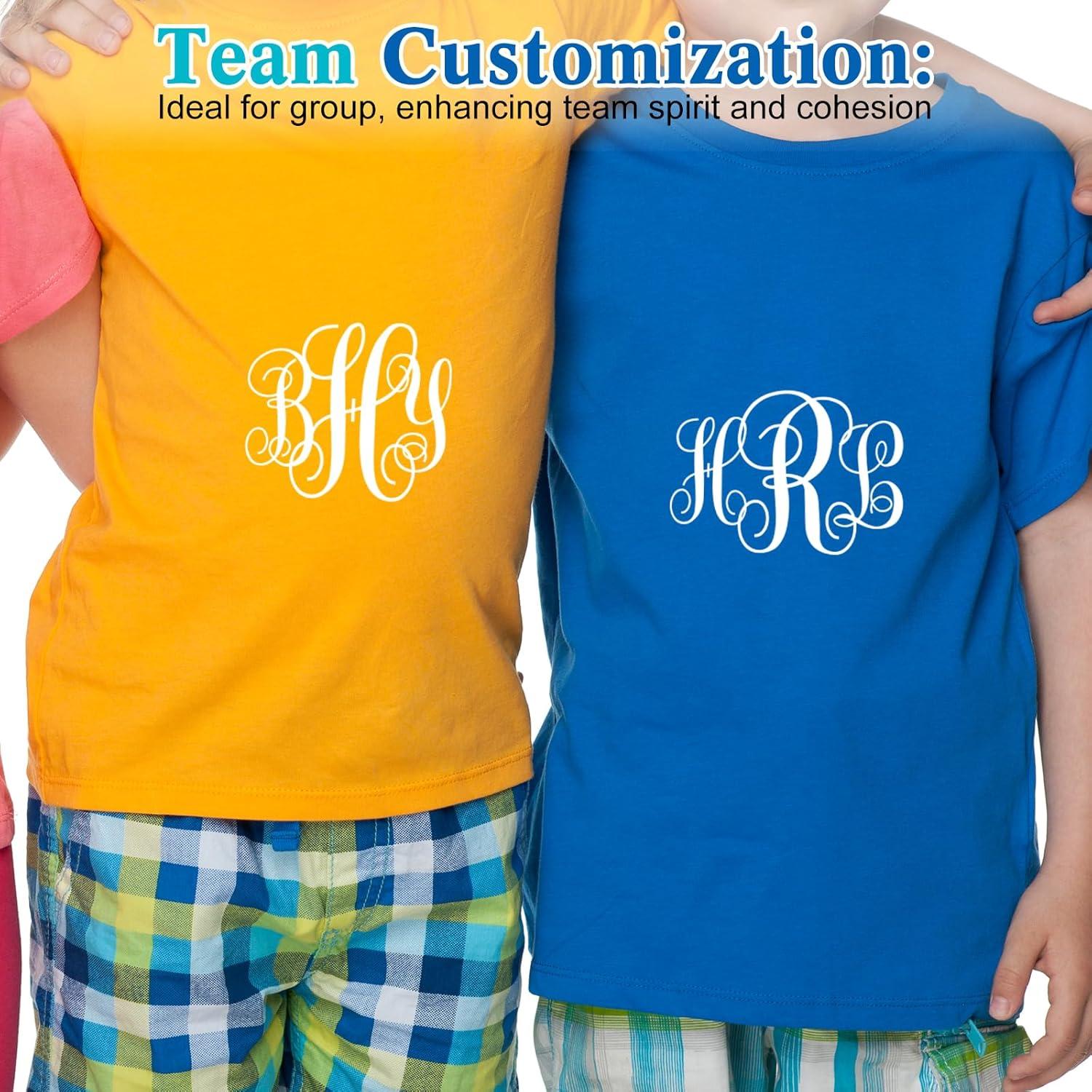 Letras Termoadhesivas Fullhawl 104 Pcs para Ropa - Negro