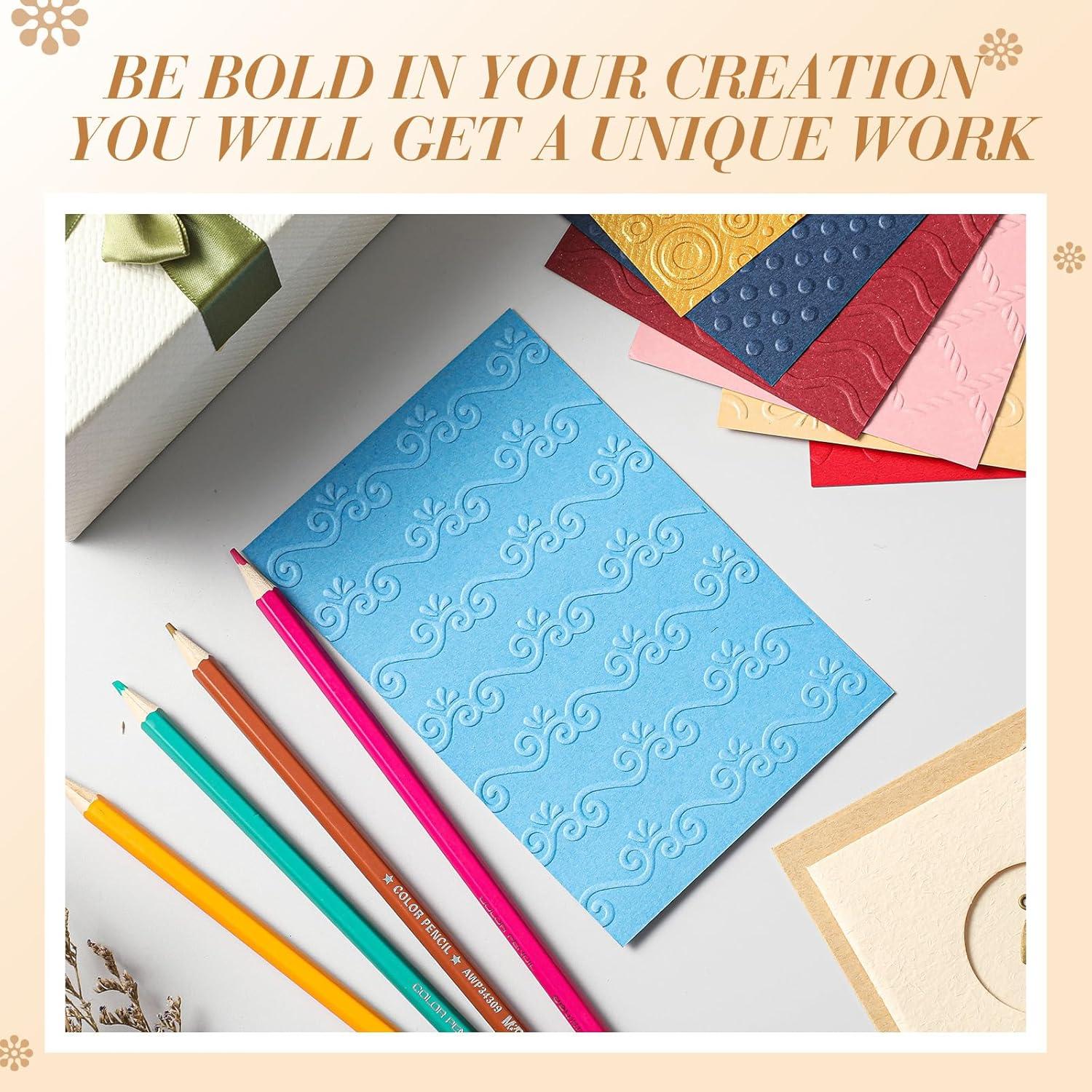 Carpetas de Relieve Geiserailie 8 Piezas 15x10.5 cm Estilo Clásico