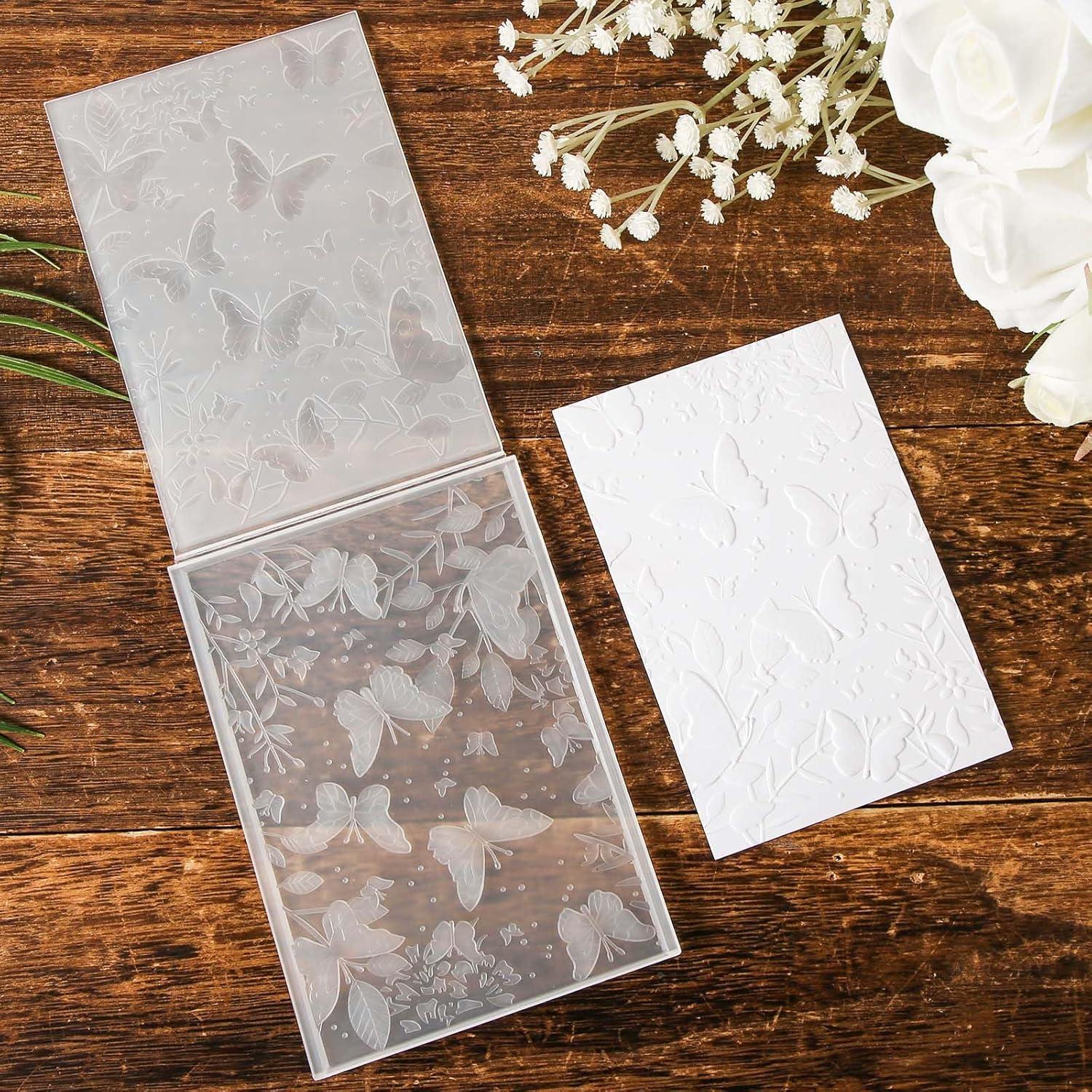 Carpeta de Embossing 3D NQEUEPN 12.7x17.8cm para Manualidades