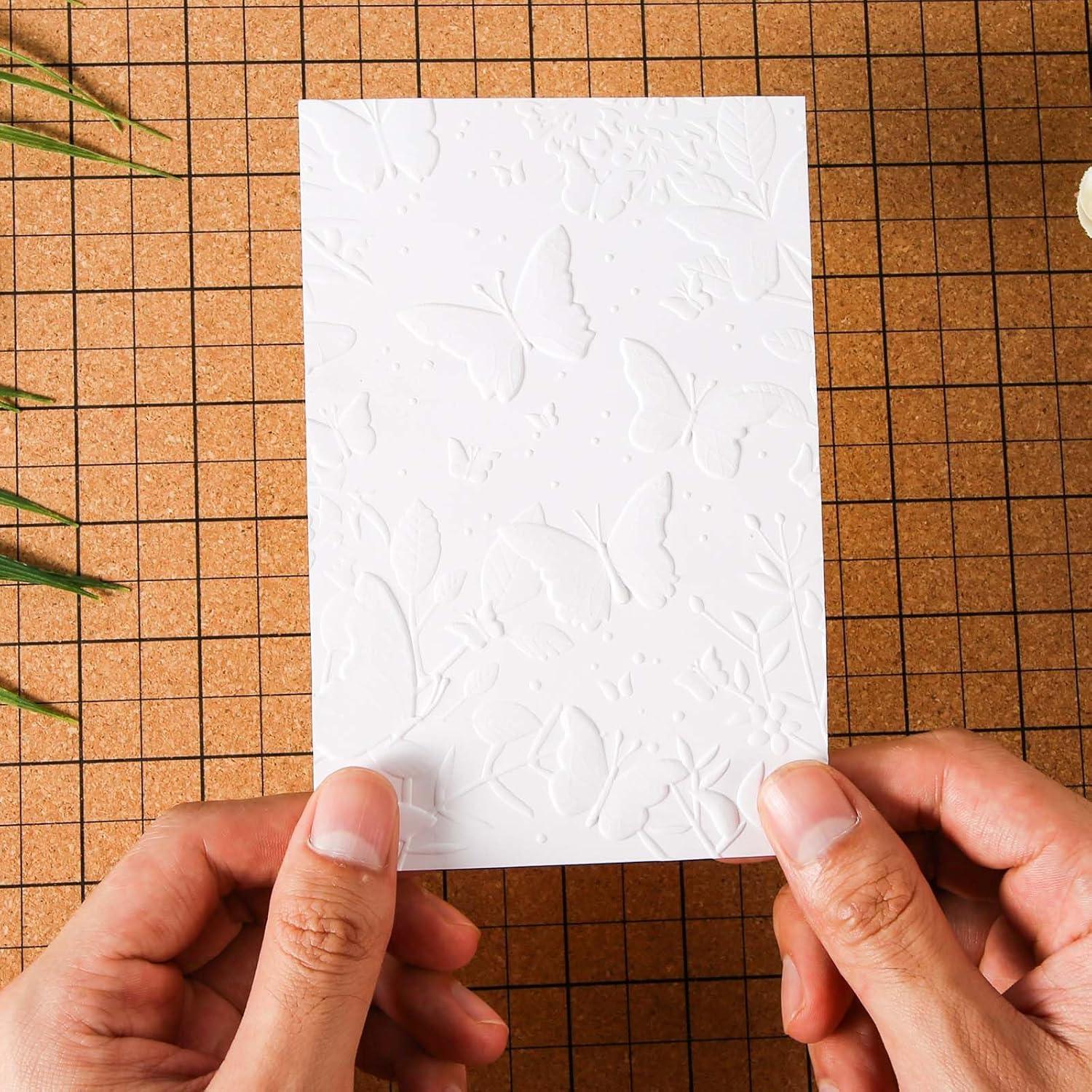 Carpeta de Embossing 3D NQEUEPN 12.7x17.8cm para Manualidades