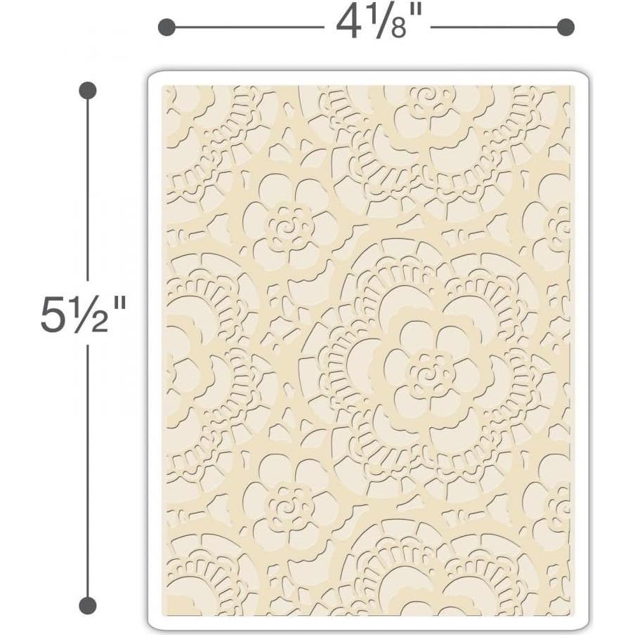 Carpeta de Embossing Sizzix 661824 Encaje Multicolor 13.5x2.5cm