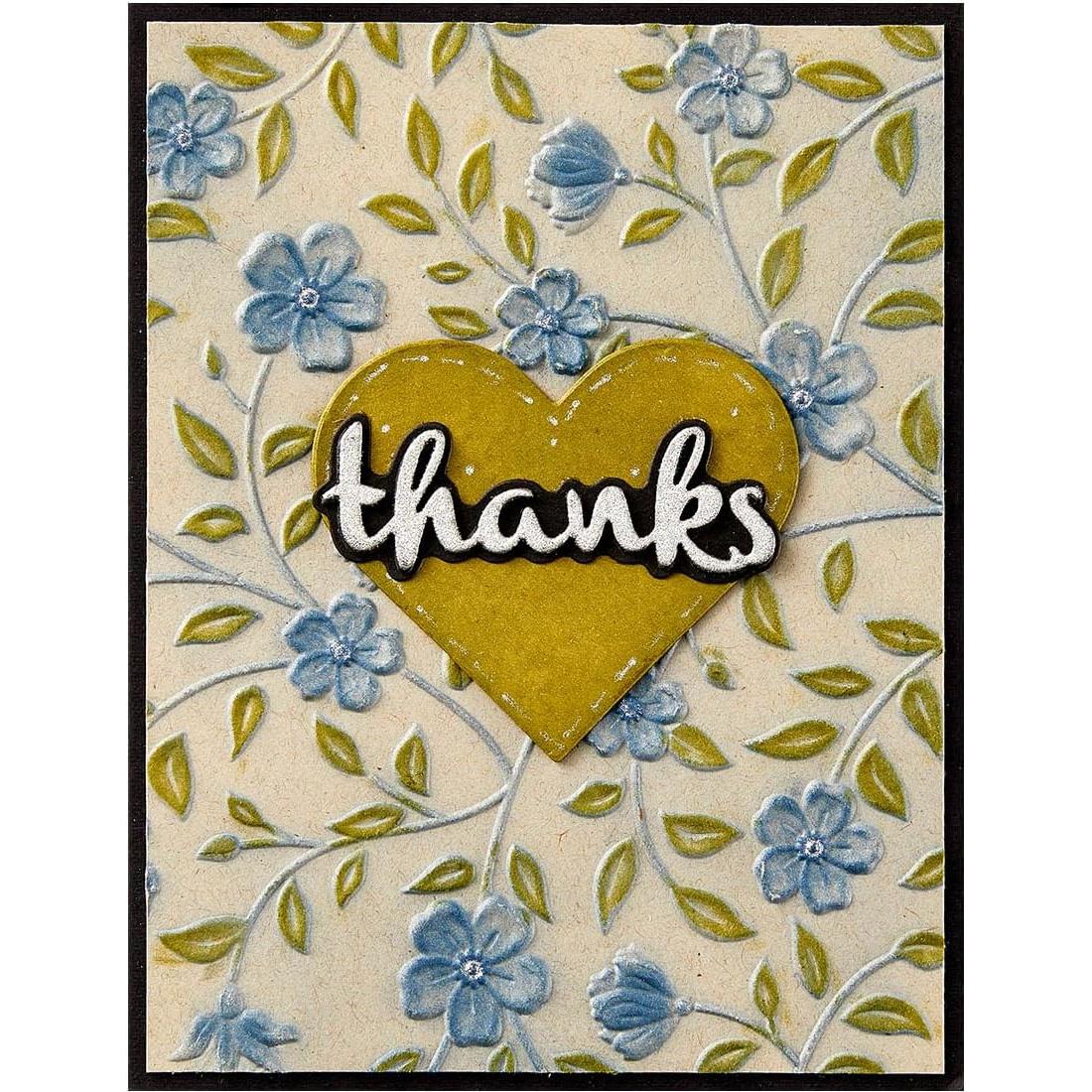 Carpeta de Embossing 3D Spellbinders Flores y Follaje 14x21.6cm