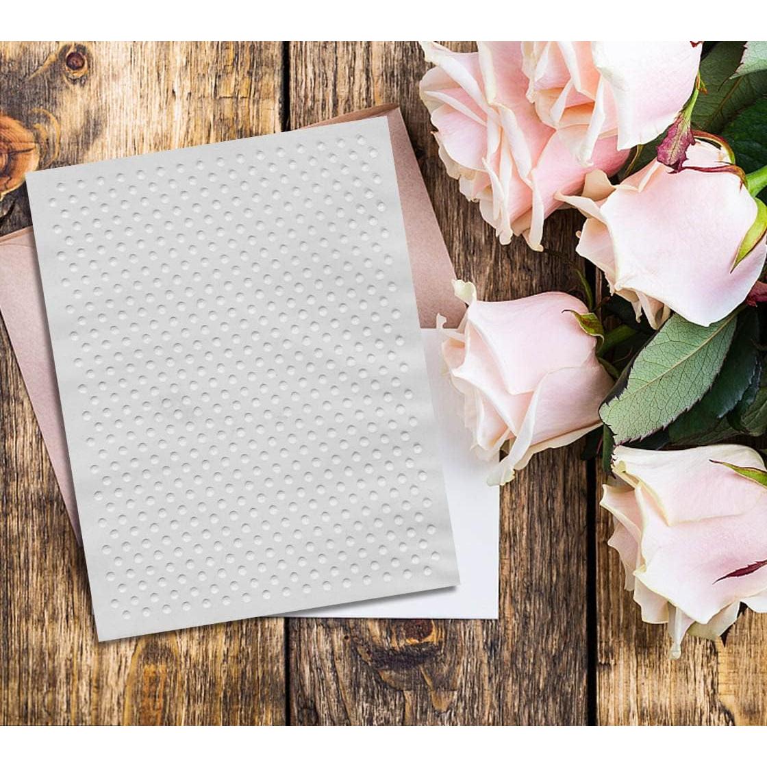 Carpeta de Embossing de Plástico ALIBBON 14.5x10.2 cm Puntos