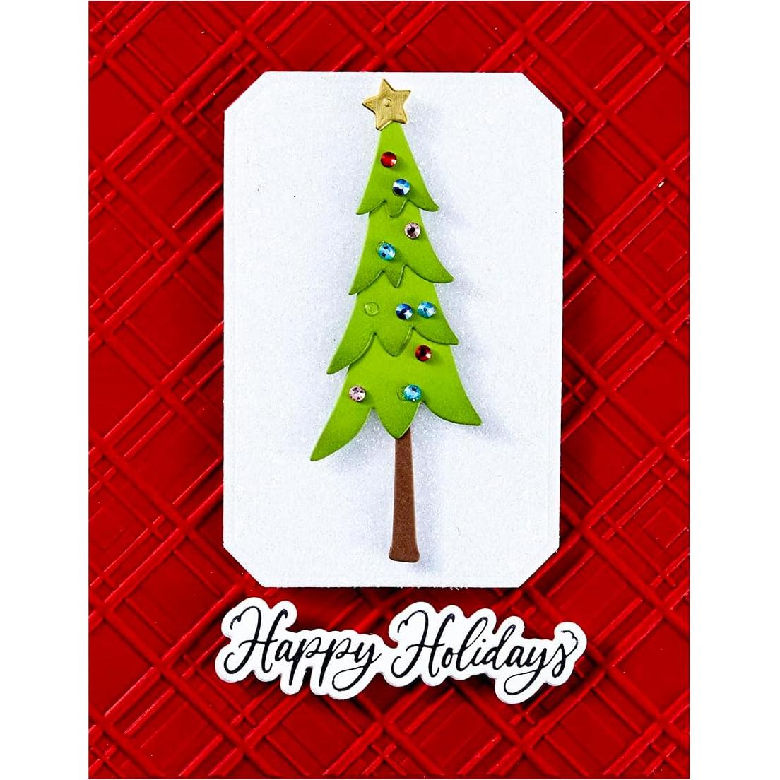 Carpeta de Embossing 3D Spellbinders Argyle Plaid 14x22 cm