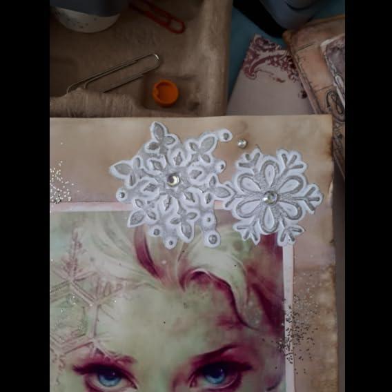 Plantilla de Embossing Kwan Crafts 12.5x17.7cm para Scrapbooking