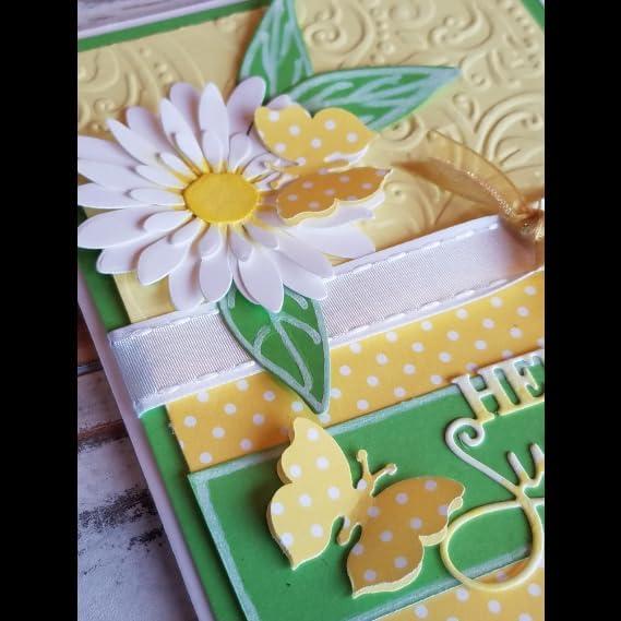 Plantilla de Embossing Kwan Crafts 12.5x17.7cm para Scrapbooking